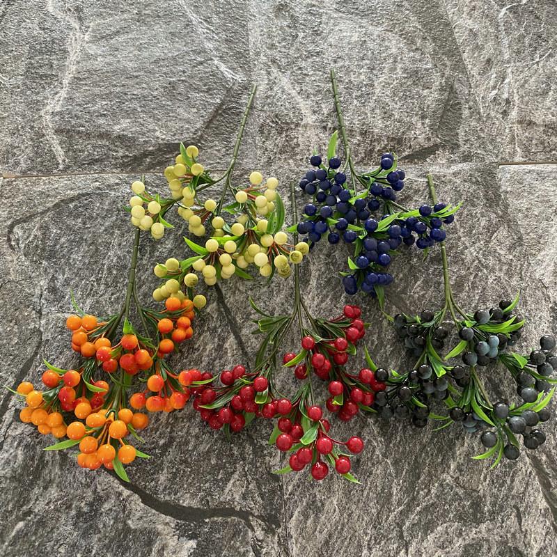 Chinese Red Style Prosperity Fruit For Home Office Living Decoration Room