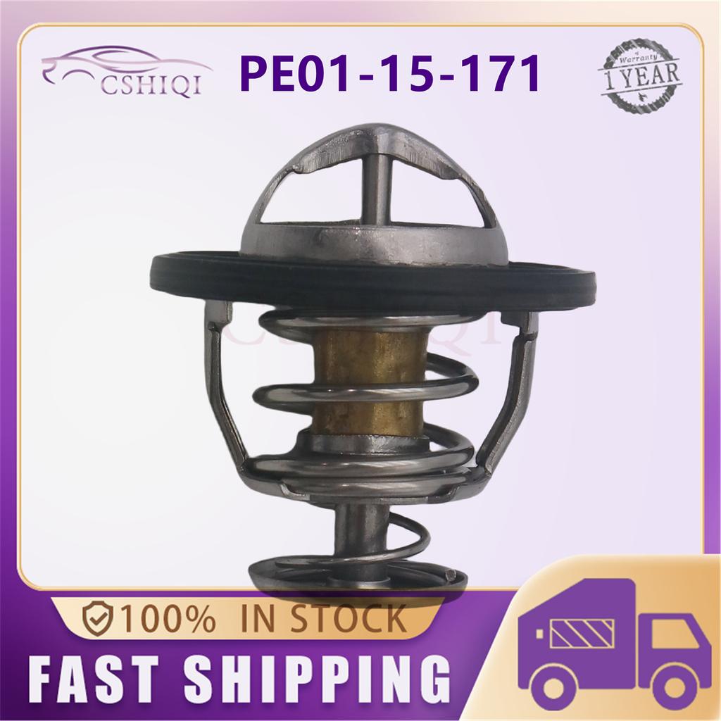 PE01-15-171 Engine Coolant Thermostat PE0115171 3599763 KL0115171A For Mazda 2012-2018 Mazda3 Mazda6 CX-5 4176181 KL01-15-171