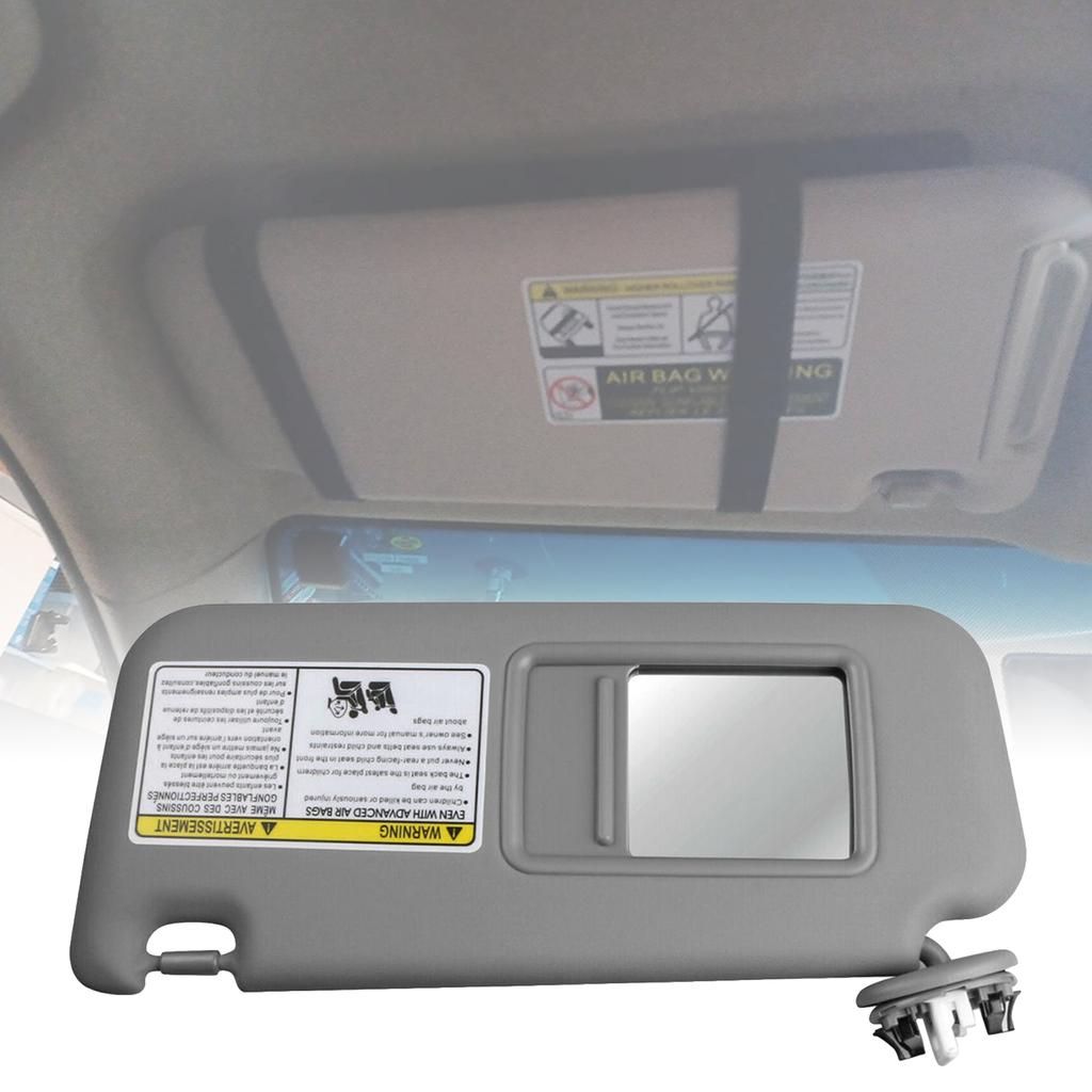 Замена солнцезащитного козырька со стороны водителя, подходит для 2006 2007 2008 2009 годов, замена 74320-42501-B2, аксессуары для салона автомобиля, серый