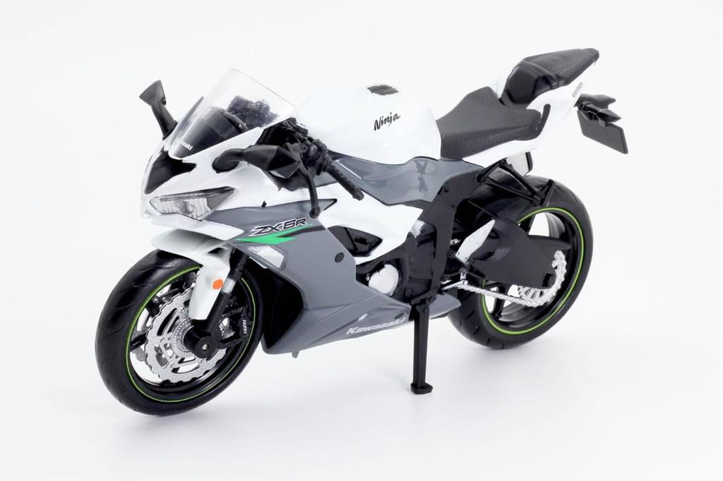 Doyusha Литая под давлением модель мотоцикла Масштаб 1/12 2023 Kawasaki Ninja ZX-6R Серый Готовое изделие
