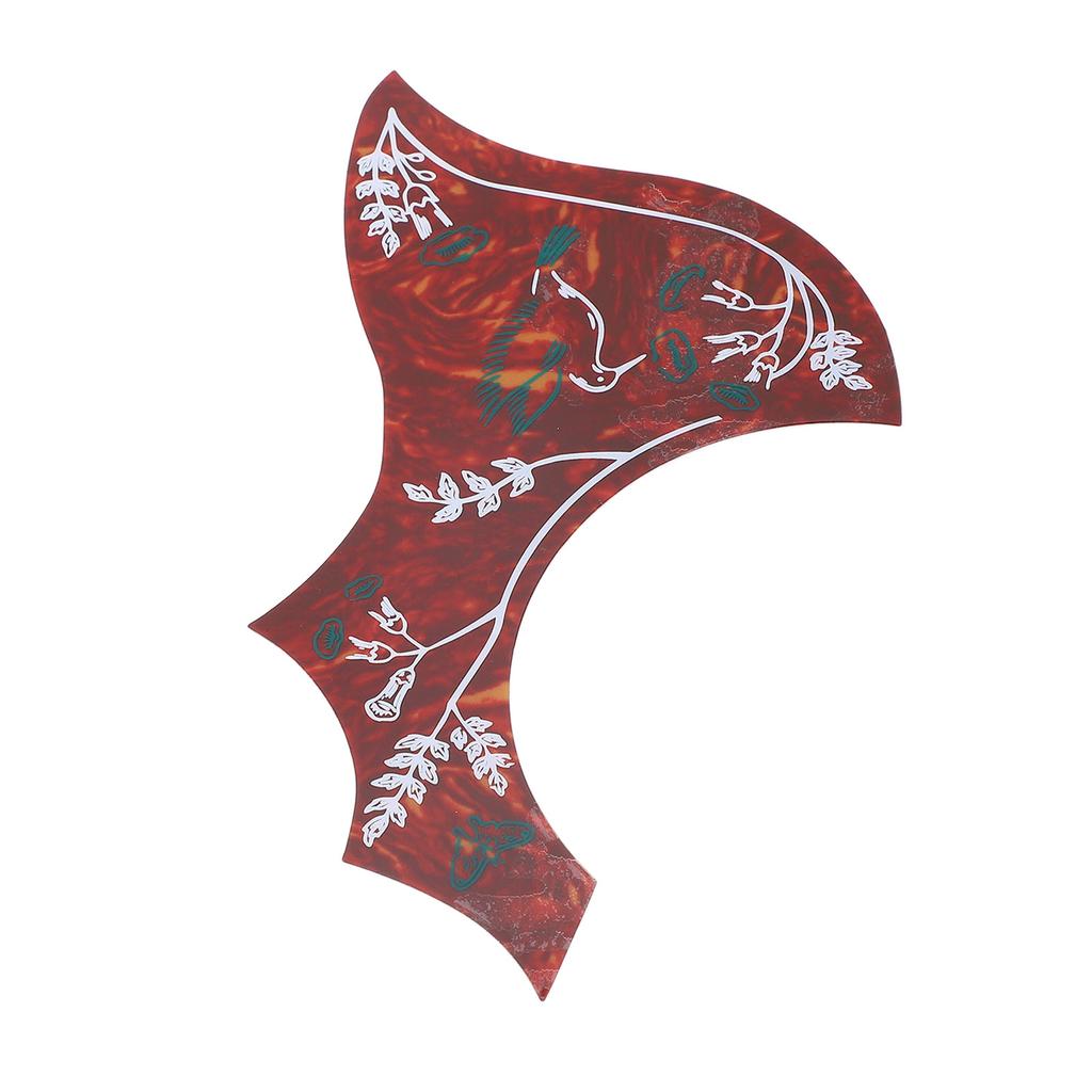 Acoustic Guitar Scratch Plate Decorative Self Adhesive PVC Folk Guitar Pickguard for 40in 41in 42in