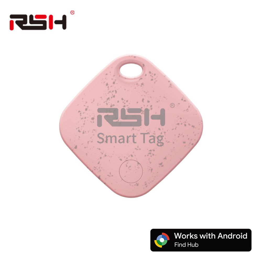 RSH Android GPS-трекер Работает с Find Hub от Google Ключевой искатель Новый Eco Smart Tag для Xiaomi Samsung Pixel Huewei Глобальное отслеживание