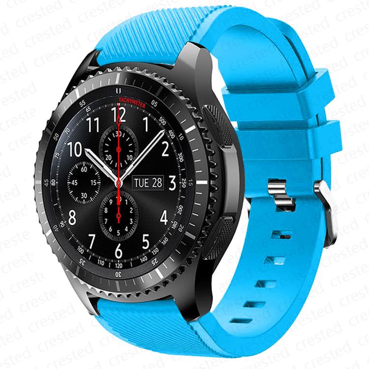 20 мм 22 мм ремешок для Samsung Galaxy Watch 4/6 classic/5 Pro/7 44 мм 40 мм Gear s3 силиконовый ремешок браслет Huawei watch GT/2/3 ремешок
