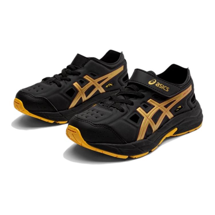 Asics RUNNING KIDS CONTEND Children's Sandals Black Gold Kids' 1014A336-001