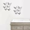 12 Pcs 3D Butterfly Wall Decals 3 Sizes Hollow Butterfly Wall Art Removable DIY Decorative Sticker for Room Office Bedroom Living Room