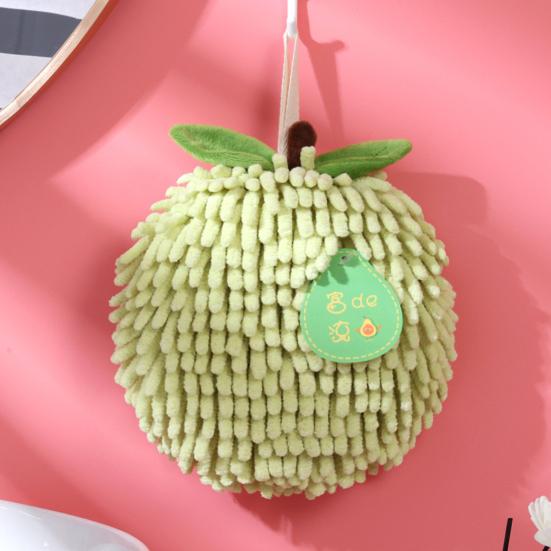 Полотенце для рук из шенилла с ремешком для подвешивания, хорошо впитывающее воду мягкое сверхтонкое волокно, утолщенная тряпка, устойчивая к пятнам, многоразовая для уборки кухни и ванной комнаты