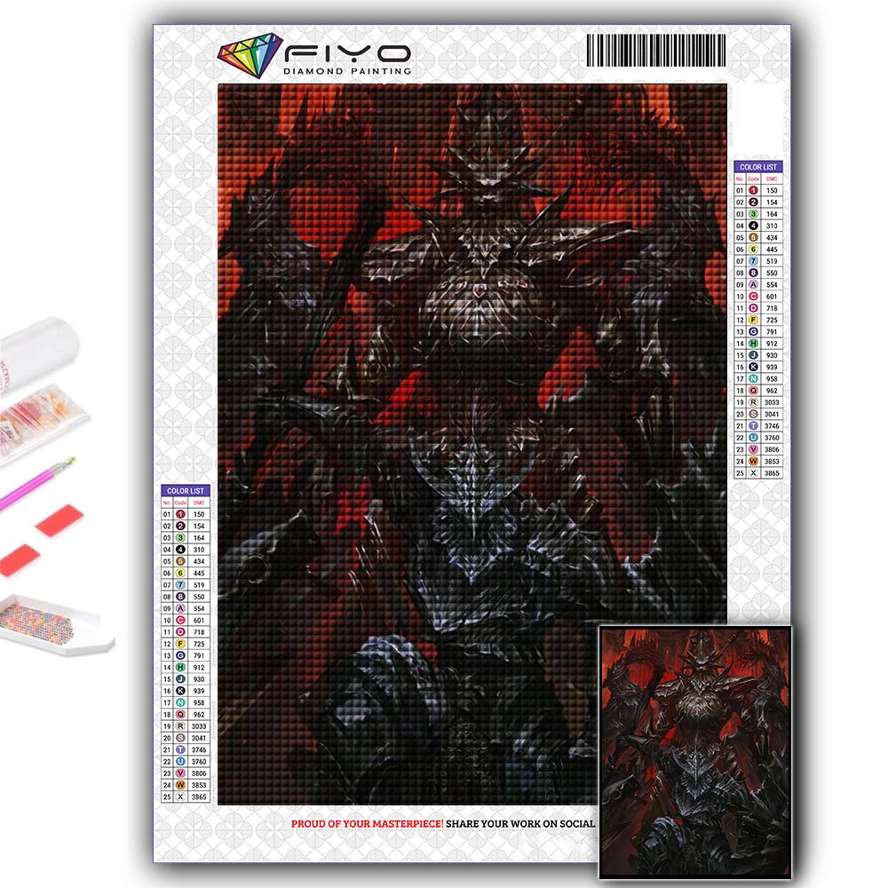 DIY 5D Diamond Painting Game Dark Souls Cross Stitch Kit Full Drill Embroidery Mosaic Art Picture of Rhinestones Gift