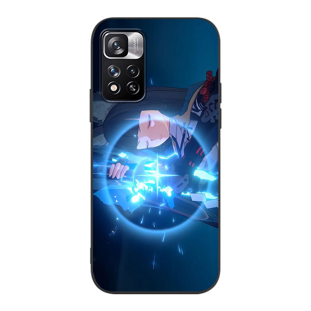 Аниме Zenless Zone Zero Чехол для Xiaomi Redmi 10A 10C 9C 12C 9A 9i 10 12 9 Prime 9T K40 Pro Черный Мягкий ТПУ Чехол для Мобильного Телефона