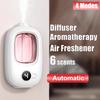 Настенный диффузор для ароматерапии, умный очиститель воздуха с дисплеем, 6 ароматов, освежитель воздуха для автомобиля, дезодорант для ванной комнаты