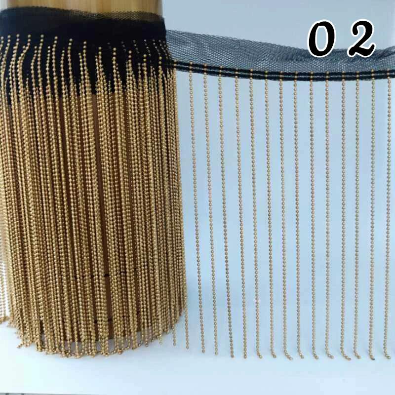 90 см Цепочка с бусинами Бахрома Сверкающая бахрома с кисточками Кружевные украшения для светильников Абажура DIY Декор Ширина 15 см