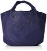 Эко-сумка с рисунком кота из хлопка Mini 2673 Navy [Rootote] NA.Loop Shopper.Marche Mini-B Women's
