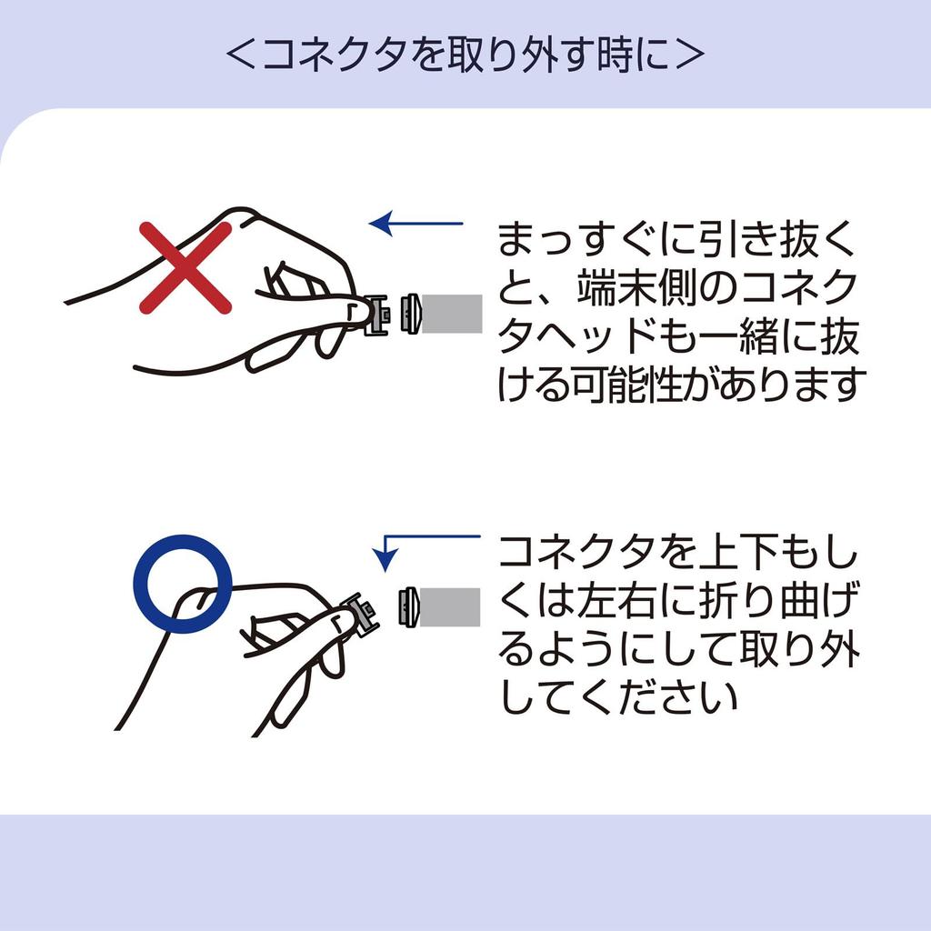 Kashimura Magnetic Charging with Two Connector for Easy Attachment and Detachment of Connector Head and Cable NAJ-650 Type-C Cable, 1.2m, Type-C