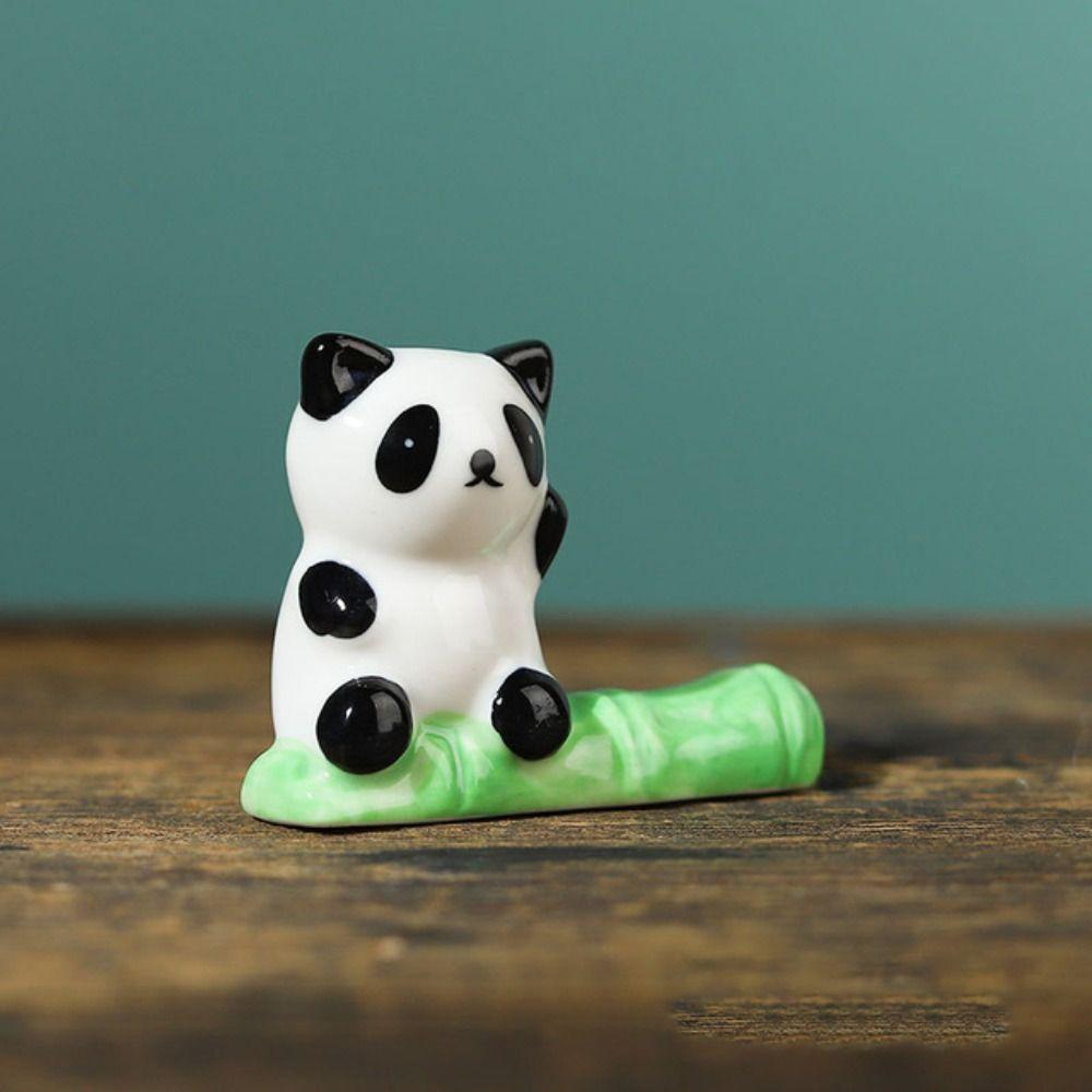 Multifunctional Mini Vegetables Animal Ceramic Desk Decoration Pen Rack Brush Pen Storage Rack Pen Pillow Rack Chopstick Holder