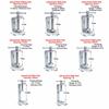 Adjustable Square Clamp Zinc Plating Fixed Holder Clip Professional C-clamp  Hardware Fasteners