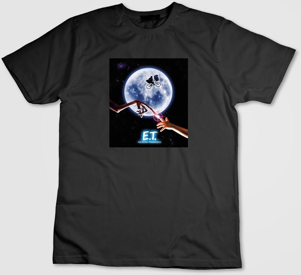 E.T on the moon, Film , Short Sleeve T Shirt Men / Woman G093