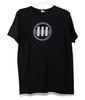 Jack White Black Logo Tee/2 Sided/Size Large