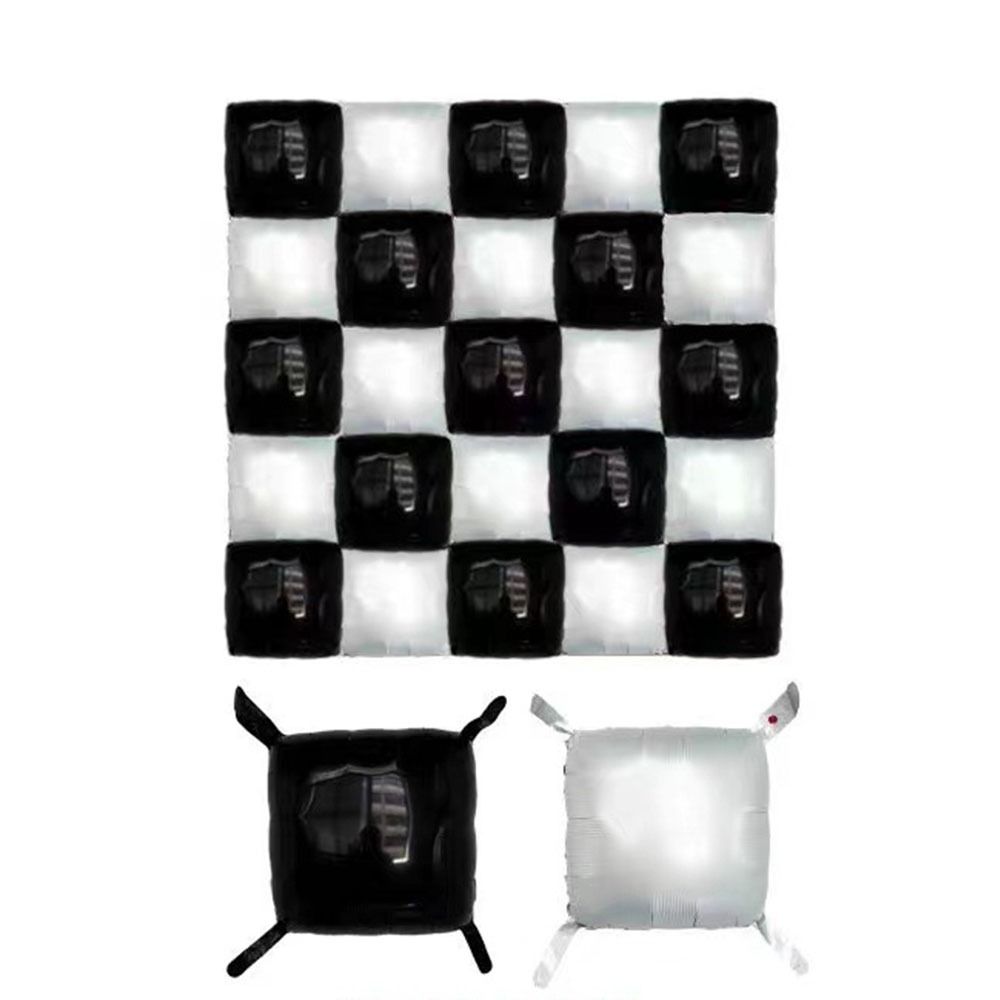 50Pcs Rose Pink Blue Square Foil Balloons DIY Wall Balloons Baby Shower Wedding Decoration