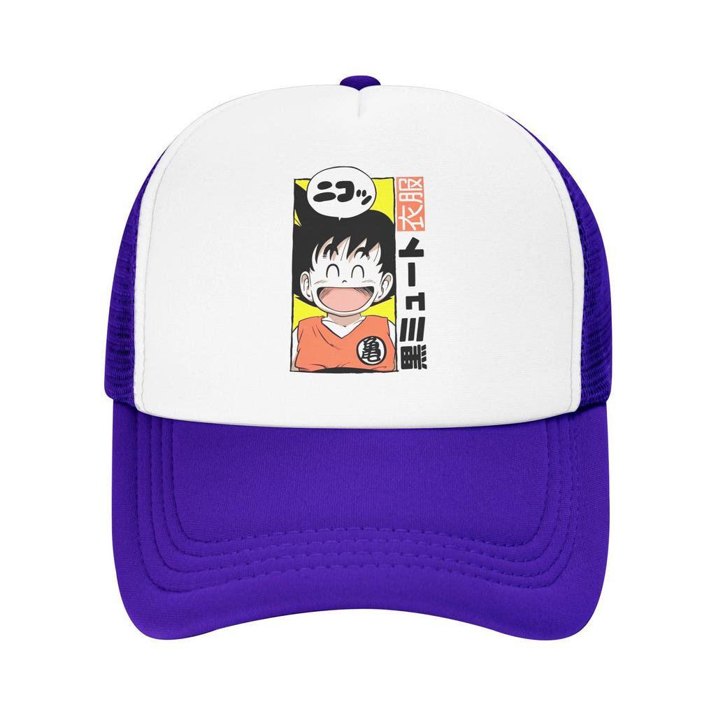 Summer Outdoor Dragon Ball DragonBall anime Mesh Caps Unisex Adjustable Foam Trucker Hats For Casual Wear