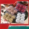 6Pcs  Christmas Balls Christmas Tree Ornaments Hanging Xmas Tree Pendants Party Home Decor 2025 New Year Navidad Gifts Decor