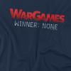 WarGames Unisex Adult No Winners T-Shirt