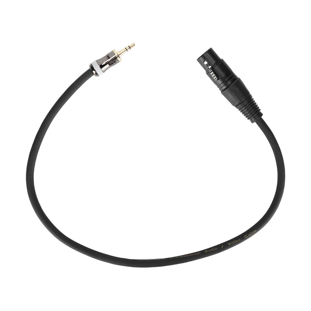JORINDO XLR Female to 3.5mm 1 8in Male Microphone Cable Balanced Signal Interconnection CordJD6025‑0.5m 1.6ft