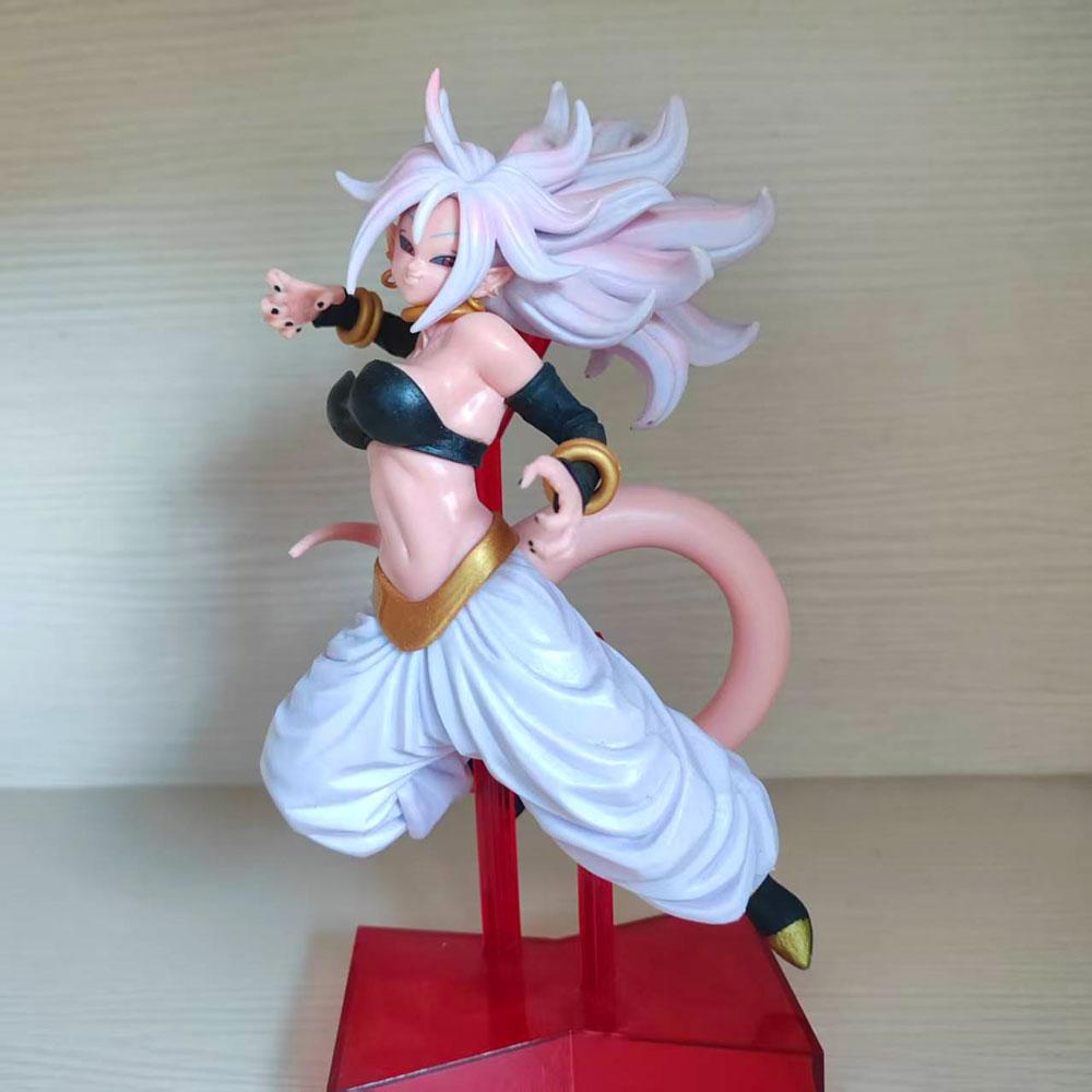 22cm Female Buu Android 21 anime movie version Figurine ornament model desktop decodration Christmas present
