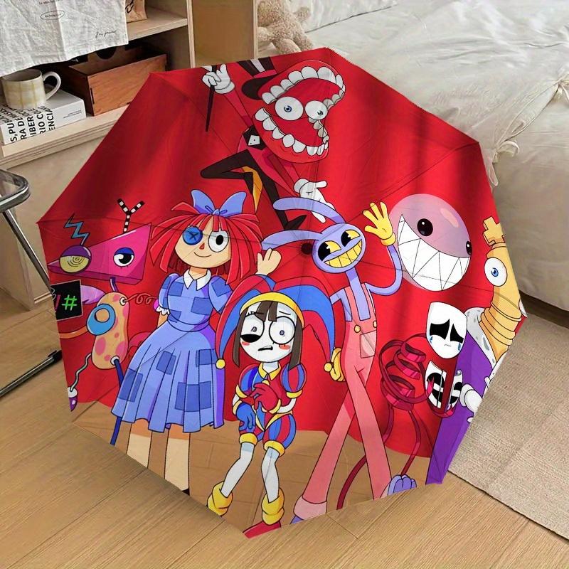 1pc Circus Themed High-quality Umbrella,Automatic Opening and Closing Umbrella,Multi-functional Umbrella G0811303