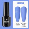 PHOENIXY 5ML Long-lasting Gel Nail Polish Top Base Coat Needed UV LED Soak-off Gel Nail Varnishes
