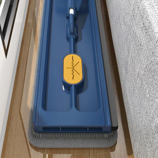 1 Set Mop Set with 6 Microfiber Pads 360 Degree Rotation Large