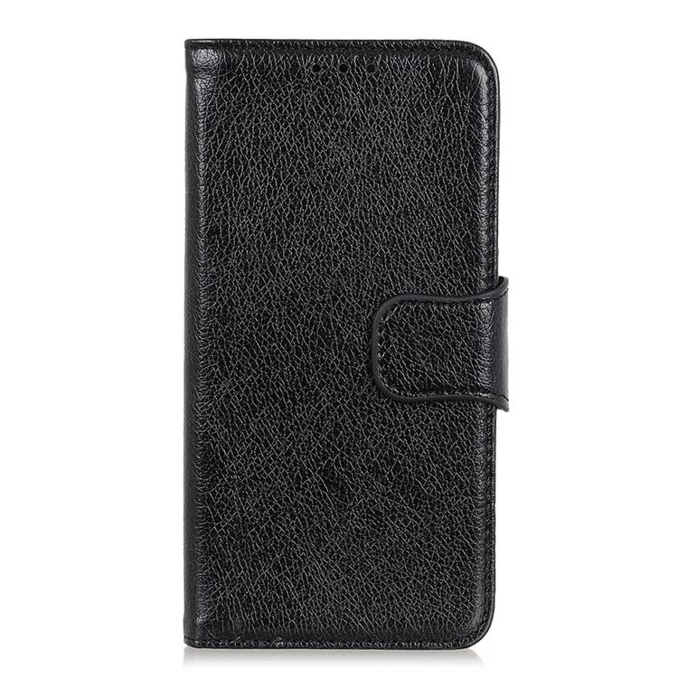 For Huawei Mate 60 Pro Nappa Texture Split Leather Stand Wallet Case Drop Protection Phone Cover