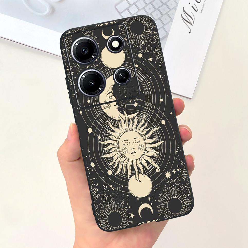 For Infinix Note 30i Note 30 Pro 30 vip Note30 4G 5G Phone Cover Moon Night Cartoon Cool Style Soft Silicone For Note30i Bumper