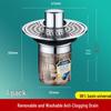 MDNG Поплавковый слив для раковины из нержавеющей стали с фильтром (2-Pack)