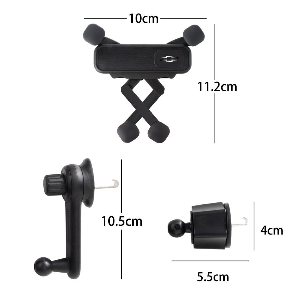 TUVWY1 Gravity Car Phone Holder 360 Rotate Air Vent Smartphone Bracket Telephone Auto Stand For Chevrolet XL Spark Cruze Malibu Captiva