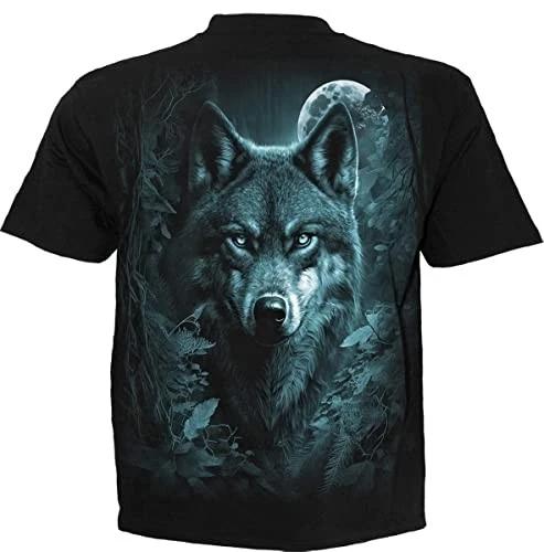 Spiral - FOREST GUARDIANS (Unisex Black Short Sleeve T-Shirts) Medium