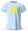 Beer print T-shirt men's and women's classic oversized fun print 3D print short-sleeved summer top