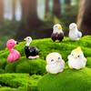 Мох Микроландшафт Украшение Мультфильм Милая Птица Утконос Фламинго Орел Животное Украшение Садовое Украшение