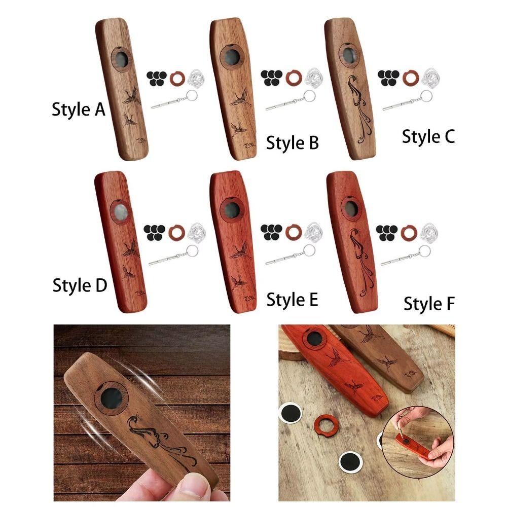 Portable Wind Instrument Creative Musical Instruments Flutes Accompaniment Kazoo  Beginners