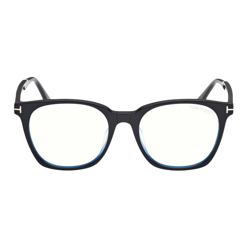 TF T-Shaped Logo Irregular Acetate Sunglasses Women sunglasses Black TFF6052DB