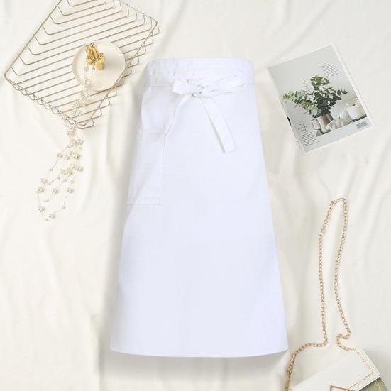 Полуфартук с карманами для официанта, повара, унисекс, униформа, фартук для бистро, кафе