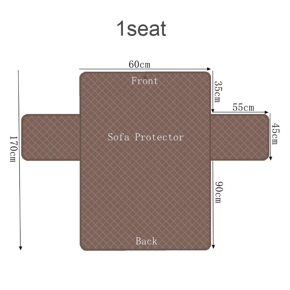 Защитный водонепроницаемый чехол для дивана на 1/2/3 места, стеганый, износостойкий чехол для дивана для собак, домашних животных, детей, подушка, интегрированный двухсторонний чехол для дивана для дома