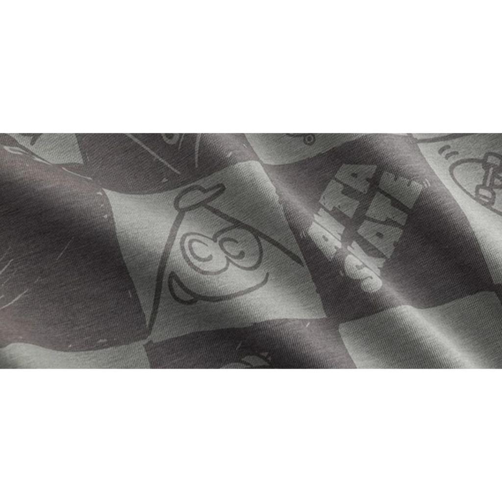 Anta Удобная простая круглая горловина универсальная свободная посадка с принтом повседневная дышащая футболка с коротким рукавом мужские топы травяно-серо-зеленый 172528116-2