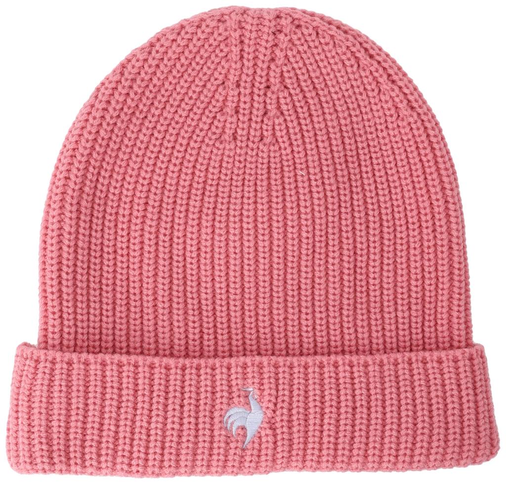 Coq Sportif Вязаная шапка Вязаная шапка-бини Простая Защита от холода Гольф QGBWJC13 PK00 [Le Golf] Мужская (розовый)