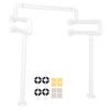 Toilet Grab Bar Double U Shape Ergonomical PC SUS Anti Slip Toilet Handrails for Elderly Disabled Pr