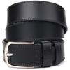 Надежный мужской кожаный ремень GRANDE PELLE Leather Belt 21464 Черный
