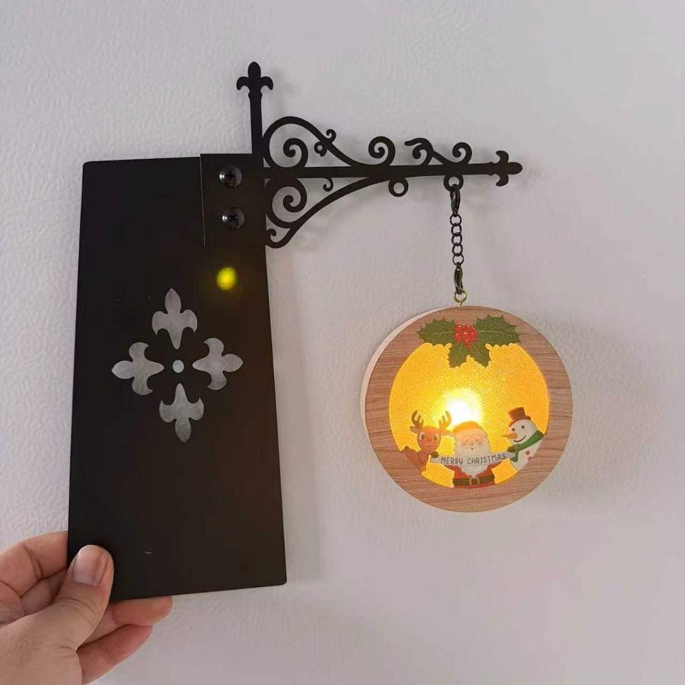 Decorative Bookshelf Lighting Warm Light Christmas Library Lamp Bookshelf Lantern Light Christmas