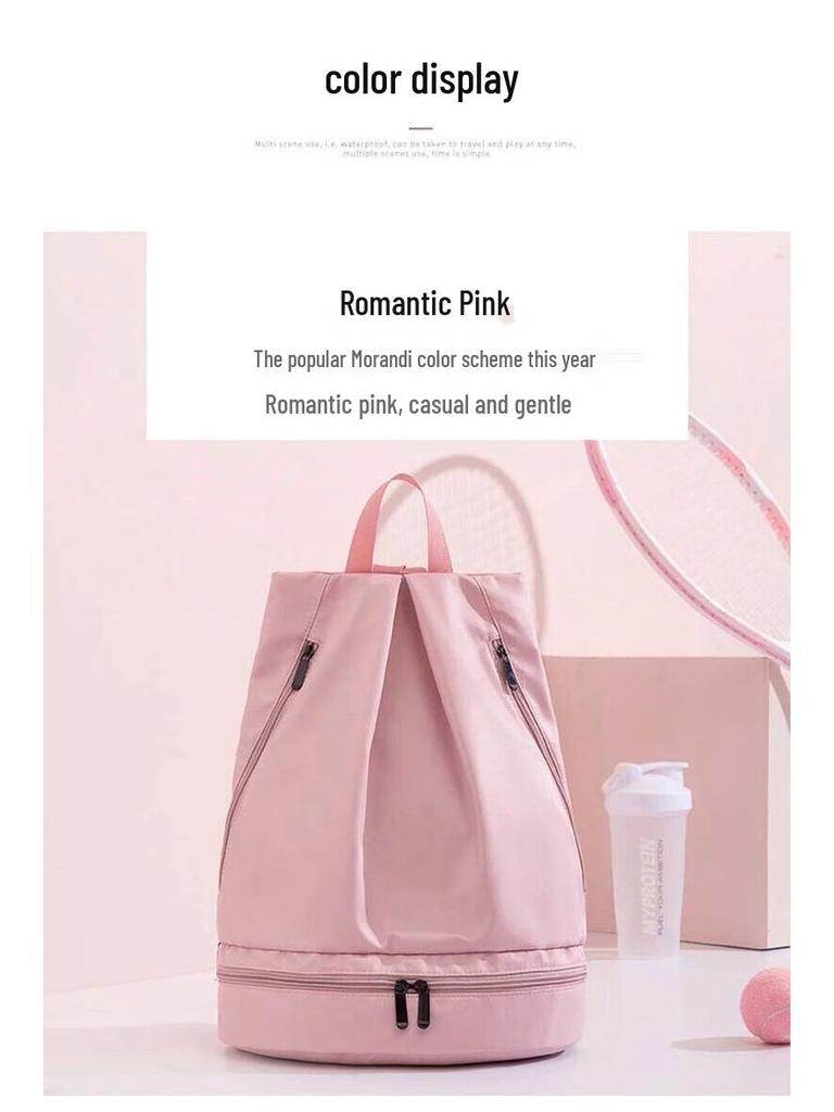 Унисекс Водонепроницаемый Спортивный Рюкзак с Двойными Плечевыми Лямками, Разделением Сухого/Мокрого и Большой Вместимостью для Плавания или Пляжных Мероприятий