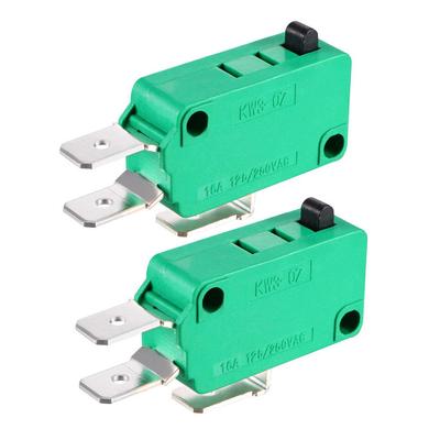 2 шт. KW3-OZ 16A 125/250VAC Микроконцевые выключатели кнопочного типа