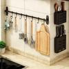 Kitchen Pot Shovel Spoon Storage Rack Wall Mounted Movable Hook Kitchen Supplies Shelf Wall-mounted Hooks