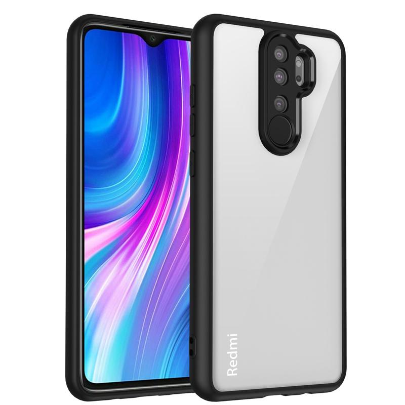 Для Xiaomi Redmi Note 8 Pro Чехол Гальванизированный Бампер Ударопрозрачная Задняя Крышка Твердый Матовый Чехол для Телефона для Xiaomi Redmi Note 8 Pro