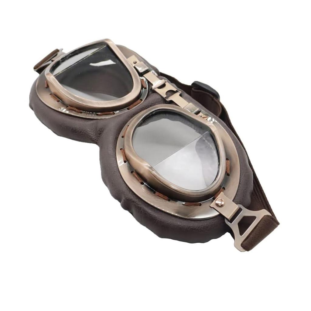 Новые Ретро Винтажные Защитные Очки Пилота для Мотоцикла Кафе Глаз Улучшенные [ZCJSZP] Очки, Очки, Круизеры, Скутеры, Защита,